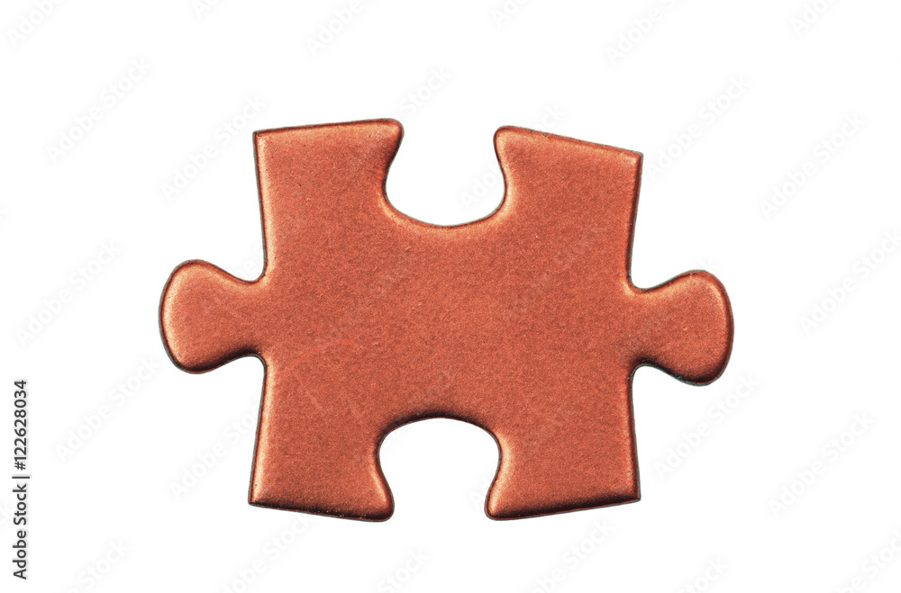Obraz premium puzzle pieces on white background