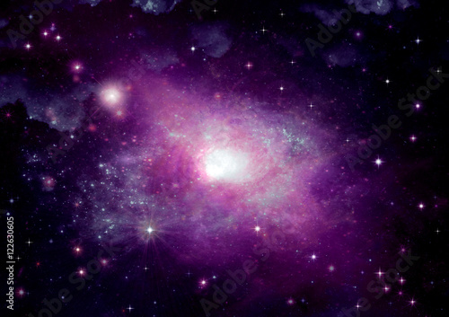 galaxy in a free space