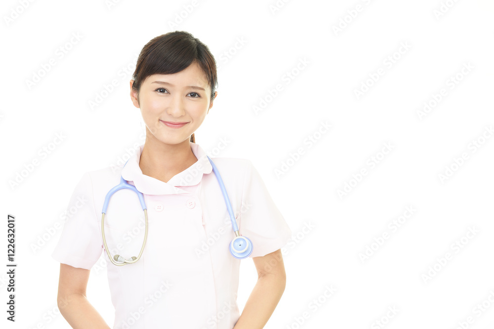 笑顔の看護師 笑顔の看護師