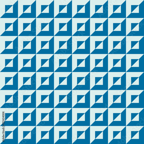 Graphic simple ornamental tile, vector repeated pattern made usi