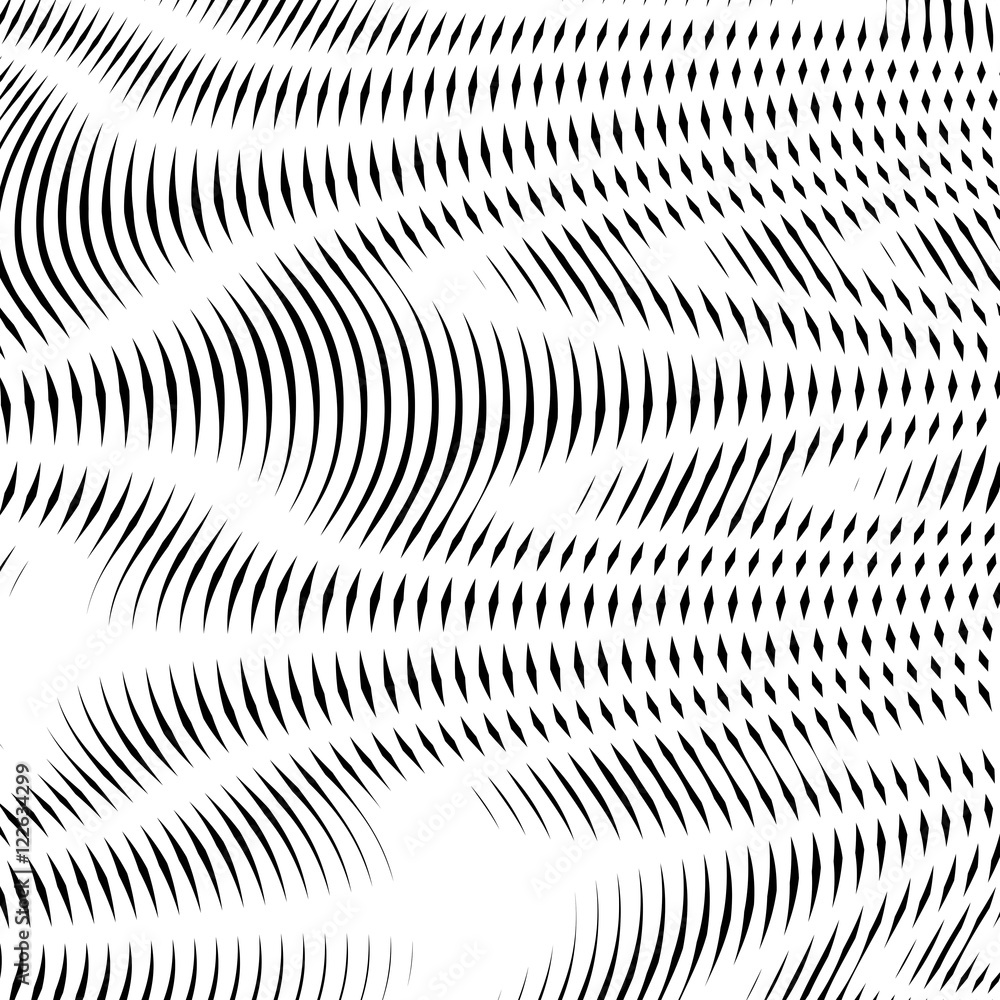 Op art, moire pattern. Relaxing hypnotic background with geometr Stock ...