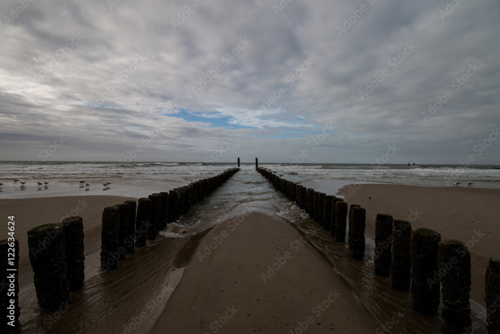 Obraz premium Meer mit Wolken