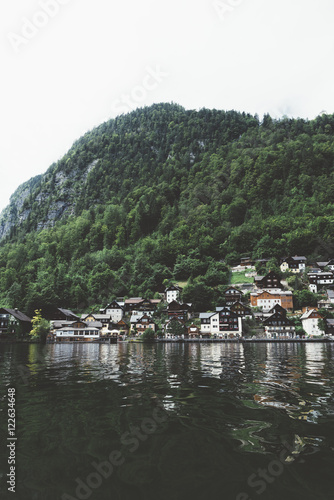 Houses on mountain close to...