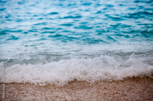 Zakynthos, Greece. Navaggio beach view. This is one of the most beautiful beaches in Greece. The water is extremely clear and the color is amazing. High resolution and quality photo