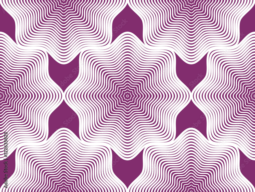 Vector bright stripy endless pattern, art continuous geometric b