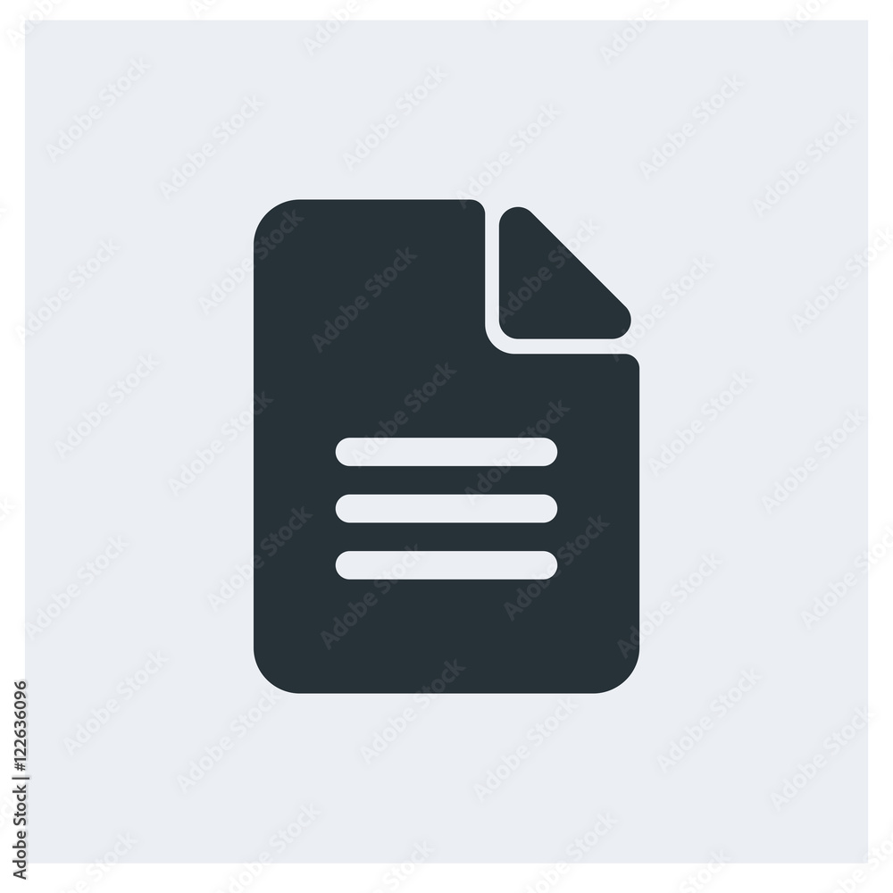 Document icon, image jpg, vector eps, flat web, material icon, icon with long shadow on grey background Document icon, image jpg, vector eps, flat web, material icon, icon with long shadow on grey background