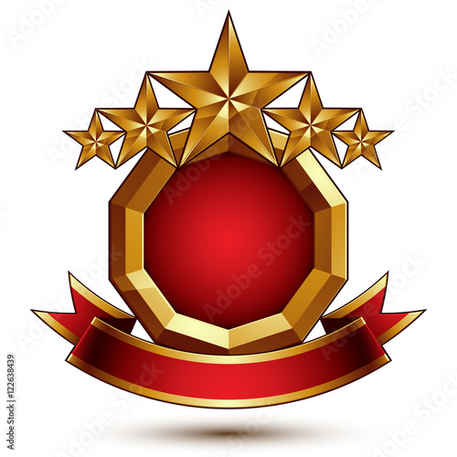 Vector glamorous round elem...