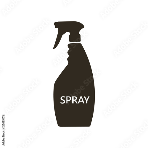 Spray bottle icon vector