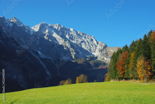 The Hoher-Göll from Gasteig near Golling