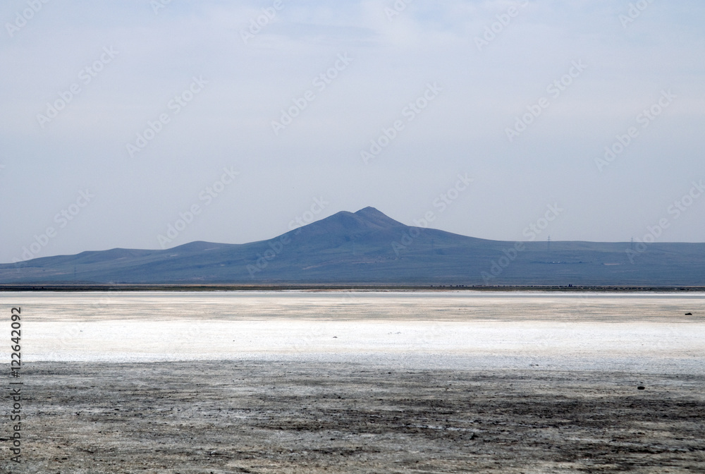 surface of the salt lake, salt marsh. north of Mongolia. surface of the salt lake, salt marsh. north of Mongolia.