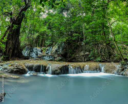 Waterfall in forest © sitthipong