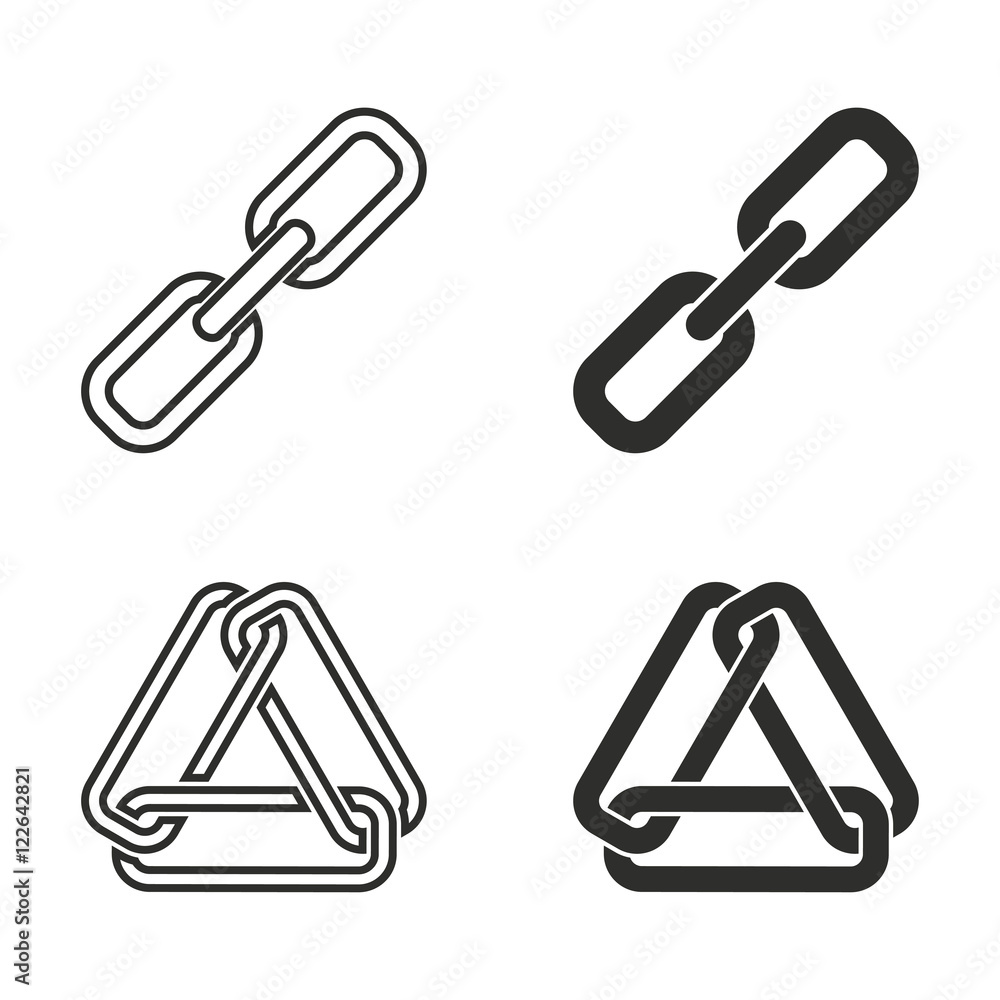 Link icon set. Link icon set.