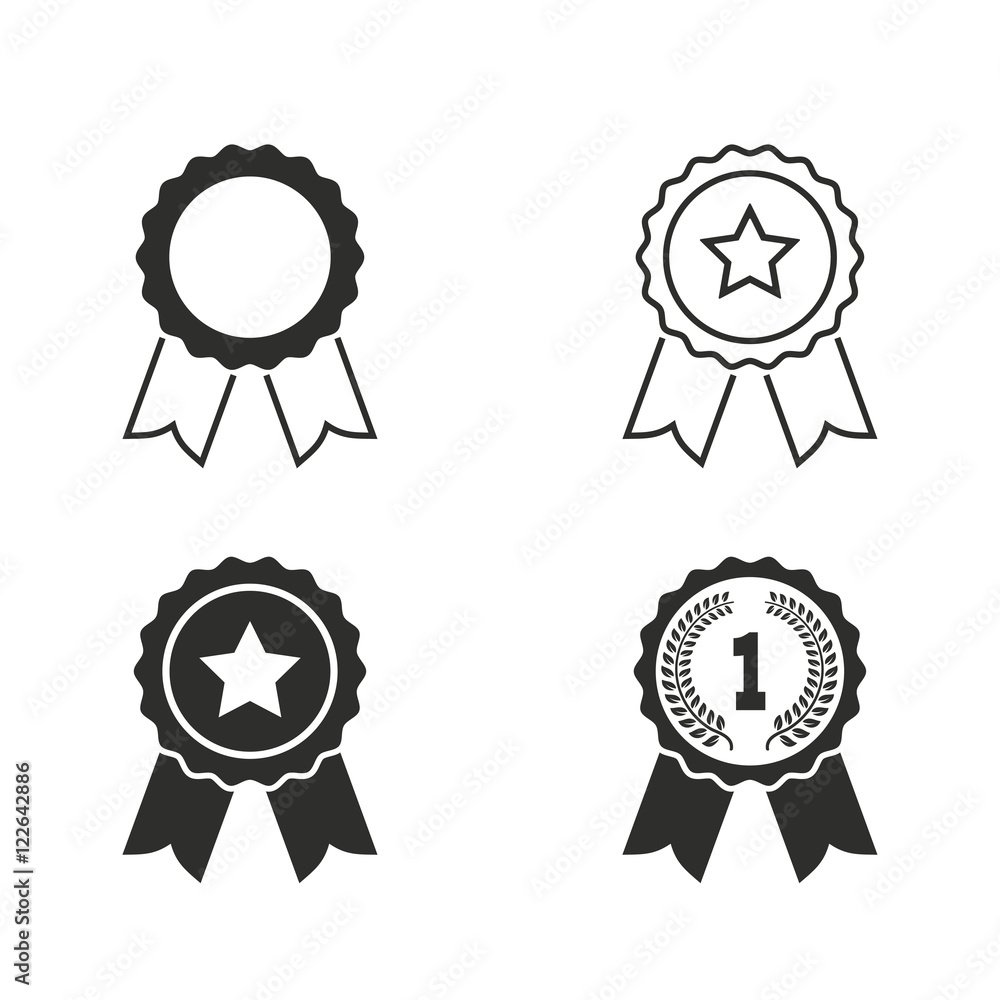 Award icon set. Award icon set.