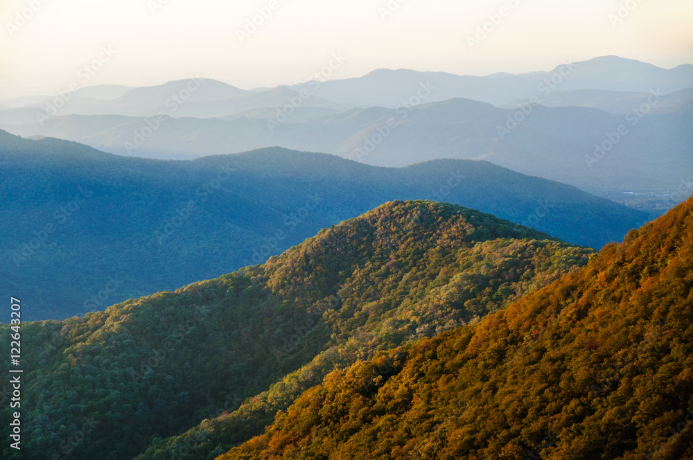Obraz premium Blue Ridge Parkway