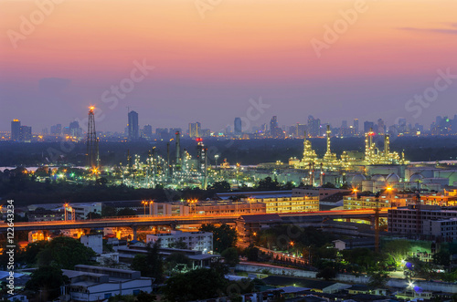 landscape of oil refinery © 24Novembers