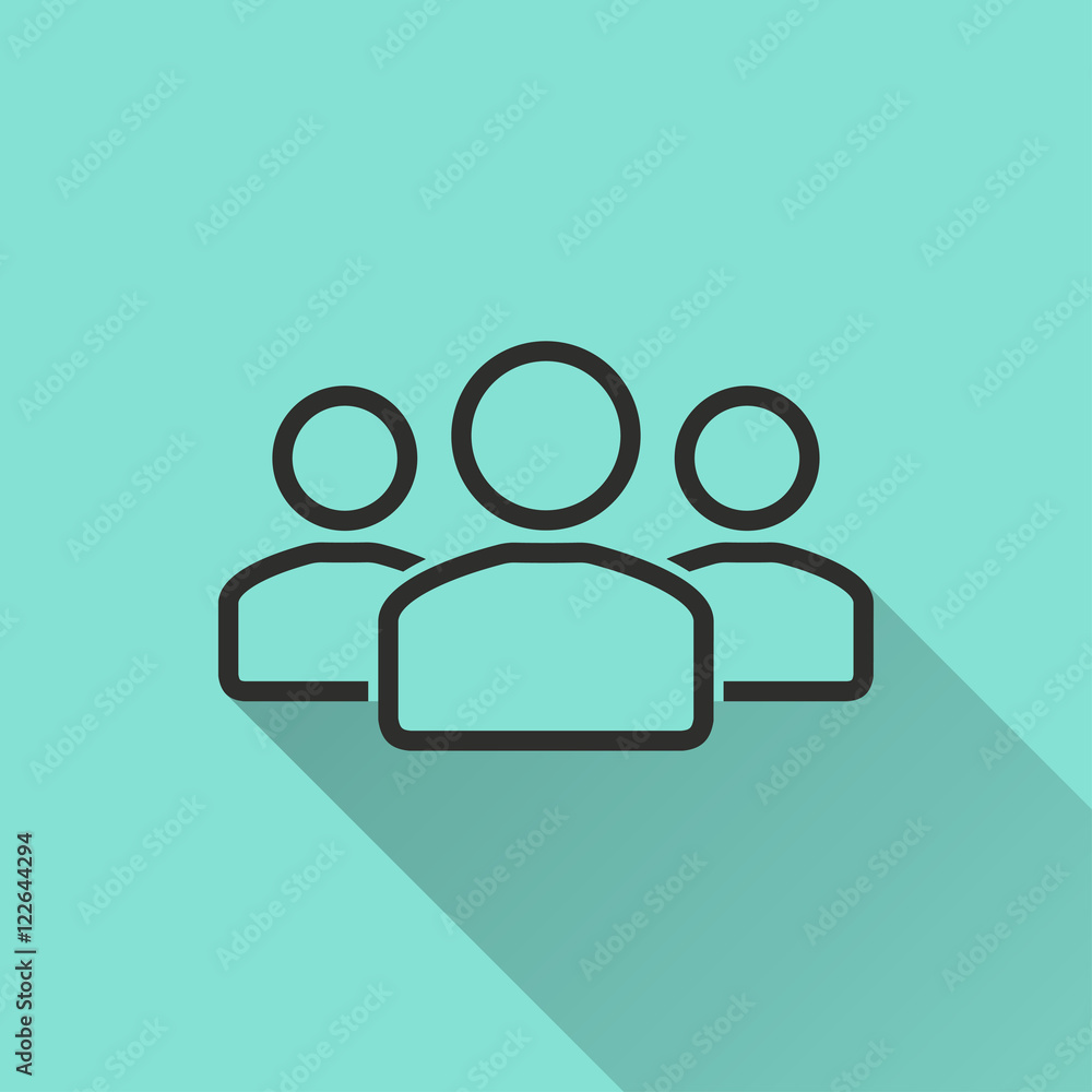 People - vector icon. People - vector icon.