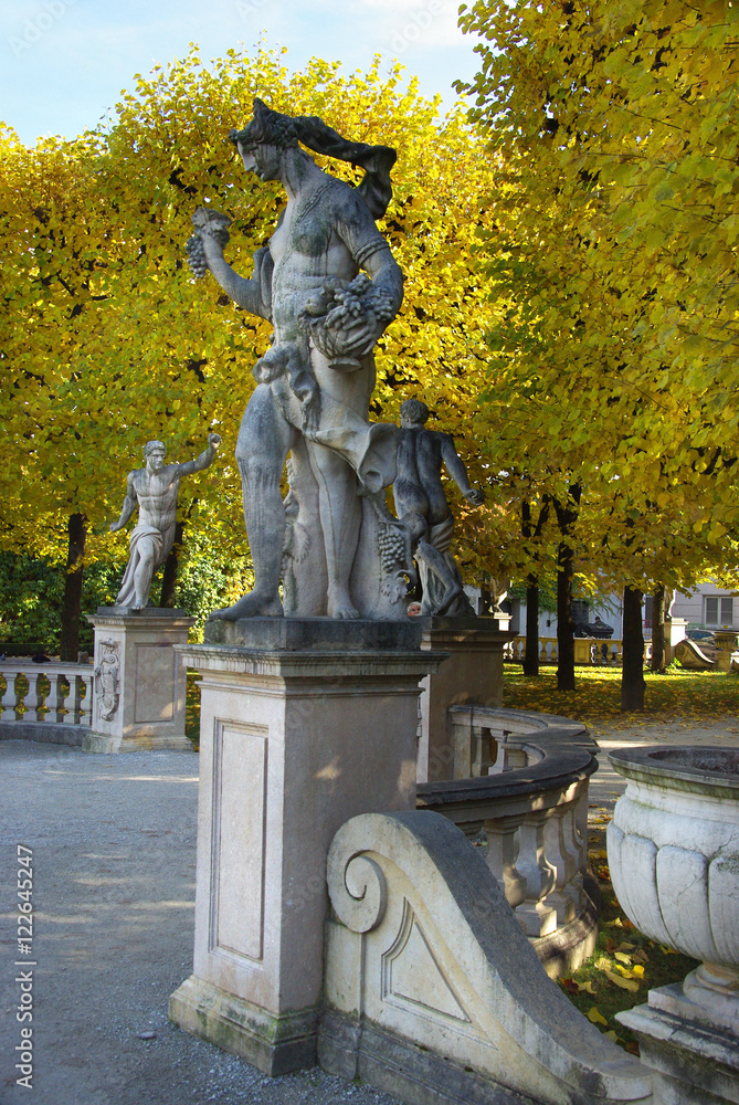 Schloss Mirabell gardens in Salzburg