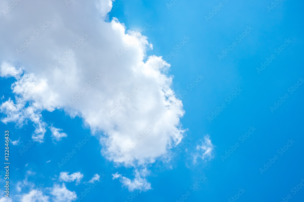 Looking up at Nice blue sky and cloudy,Nature background Looking up at Nice blue sky and cloudy,Nature background