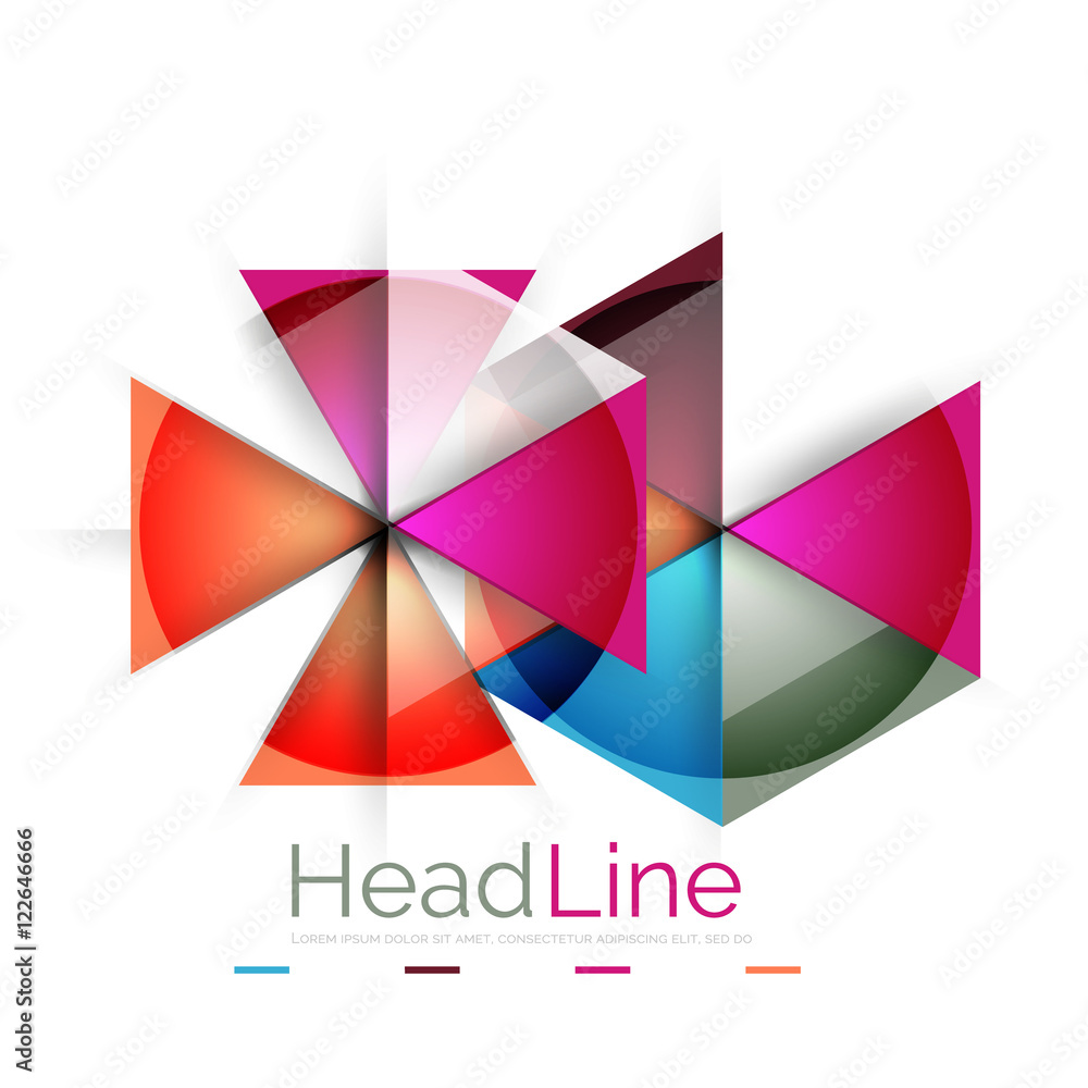 Triangle abstract background Triangle abstract background