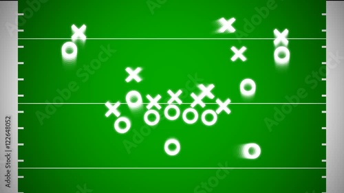 An animated football playbook that reveals on, and reveals off. Matte is included. HD1080.