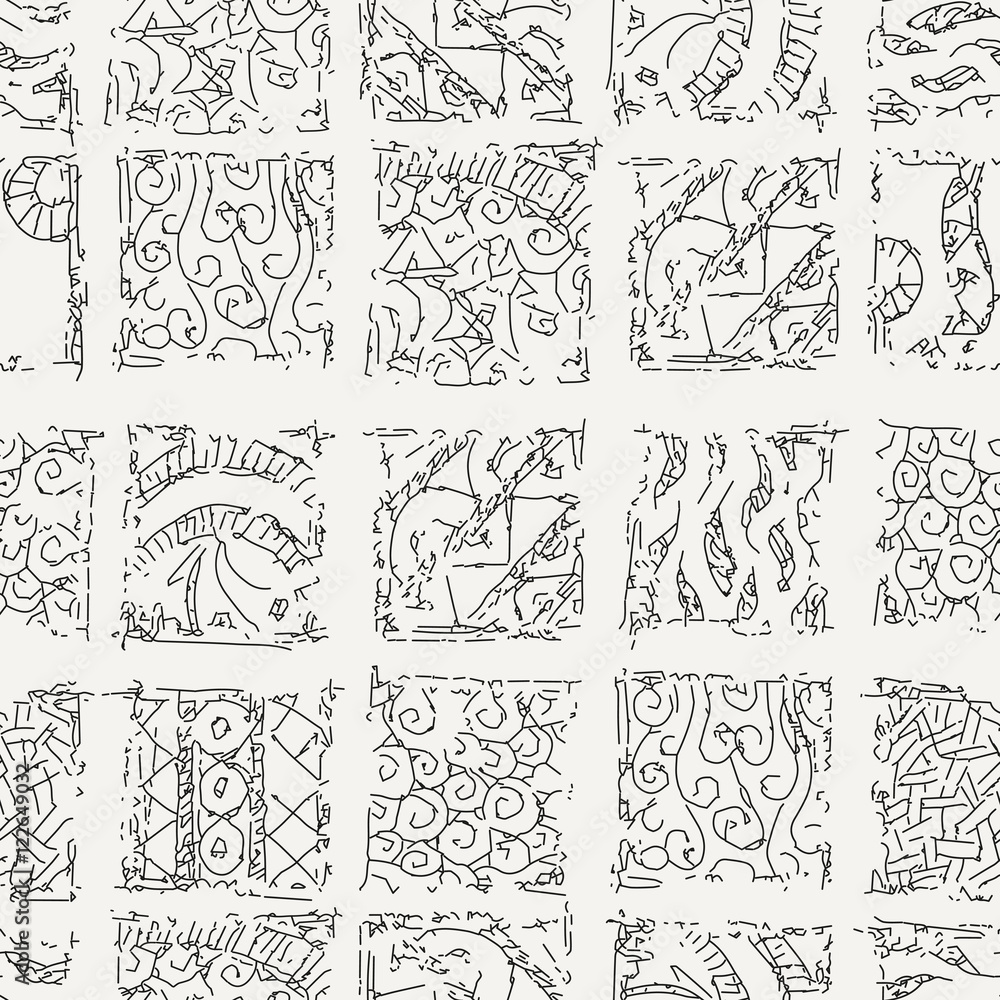 Patterned background in the style of Maya