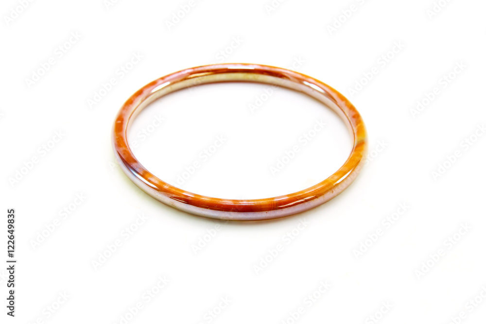 Bangle on white background Bangle on white background