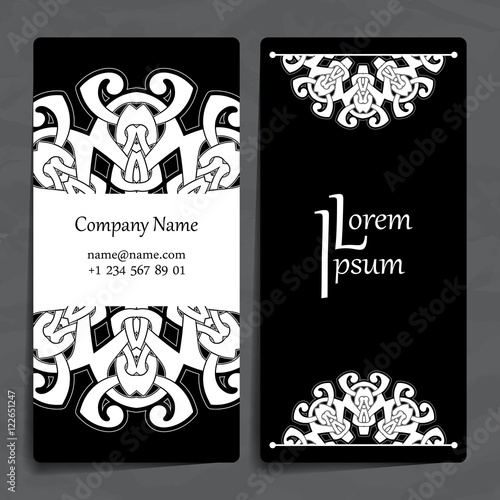 Fotografie Set of vector design templates