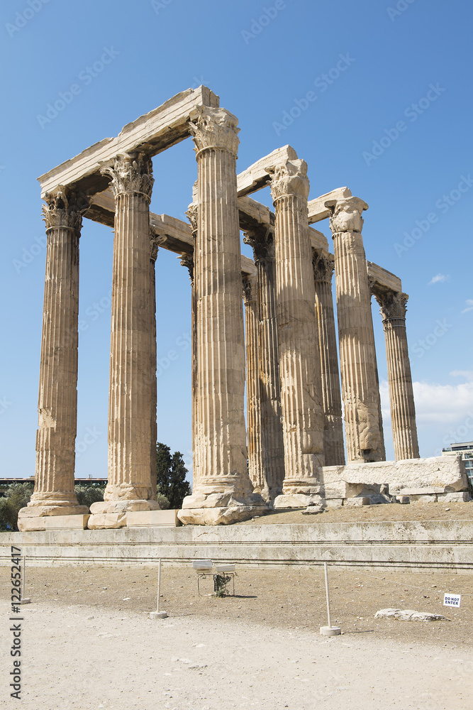 Säulen des Zeustempels (Olympieion), Athen, Griechenland