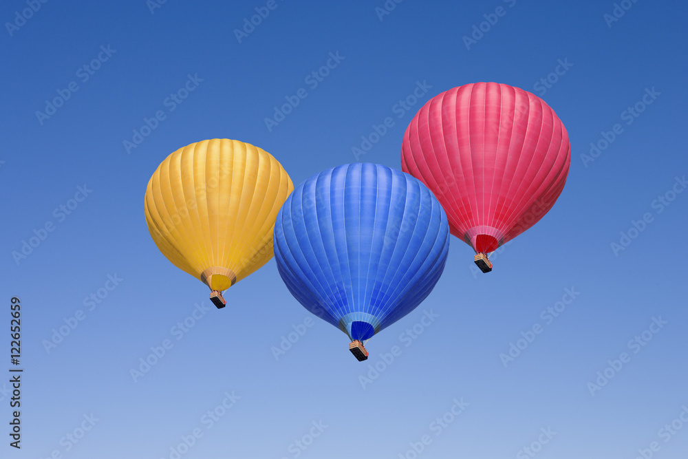 Fototapeta premium Bunte Heißluftballons