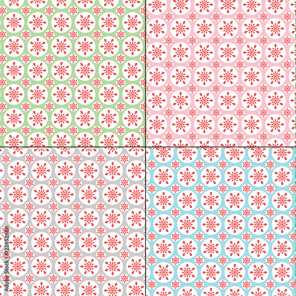 snowflake circles pattern snowflake circles pattern