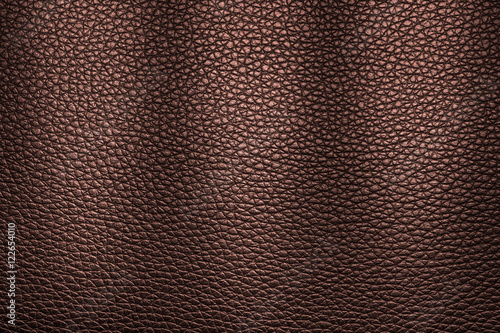 Red brown leather texture or leather background for design with copy space for text or image.