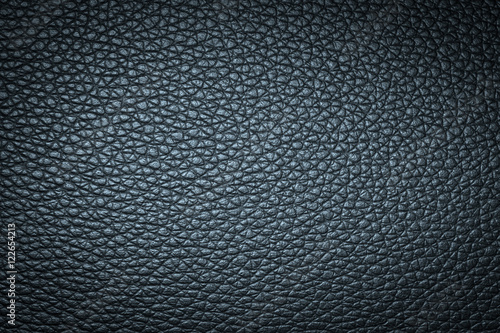 Deep blue leather texture or leather background for design with copy space for text or image.
