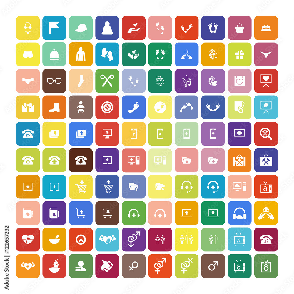 Set of 100 Universal Icons. Business, internet, web design. Set of 100 Universal Icons. Business, internet, web design.