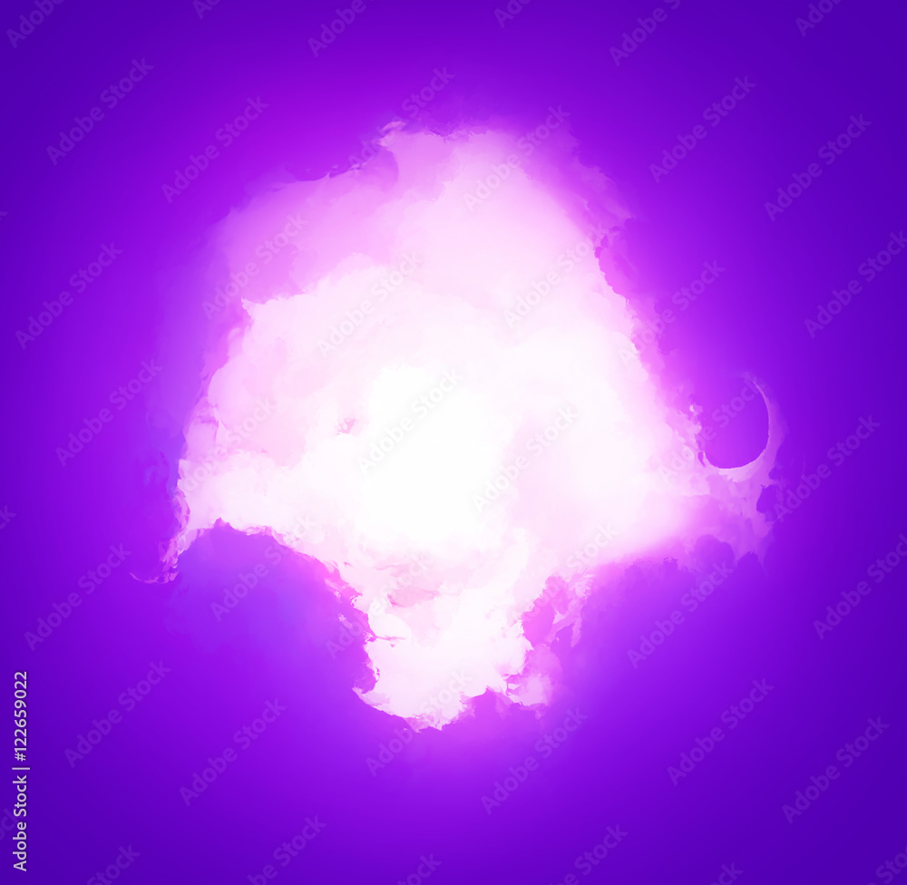 Magic Flash on purple background Magic Flash on purple background
