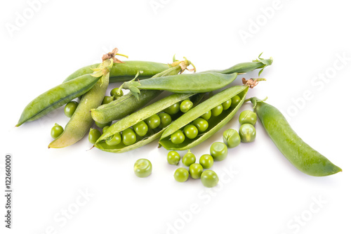 Canvas-taulu Pods of green peas