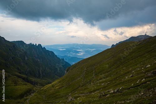 Panorama of Romanian Carpathians