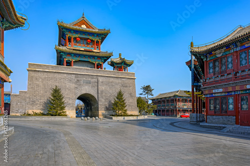 Reconstructed "old" town of Shanhaiguan. Hebei Province, China