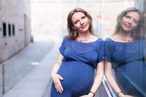 Pregnant woman  nine months