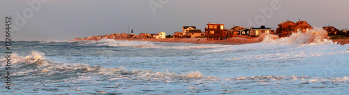 Long Islands coast being battered by waves