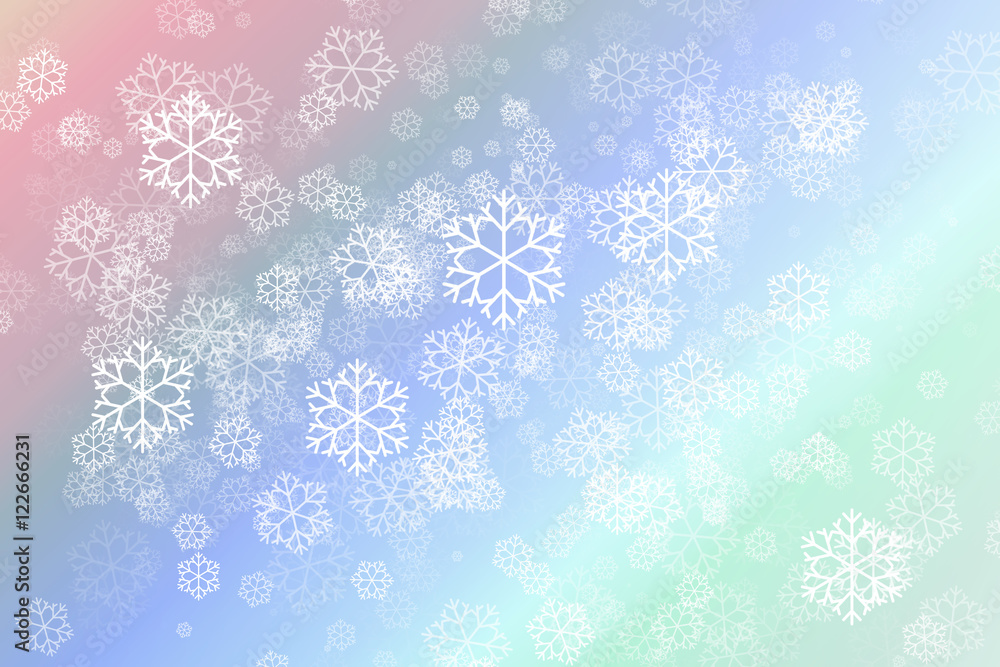 Snowflake in pink and blue color abstract background Snowflake in pink and blue color abstract background