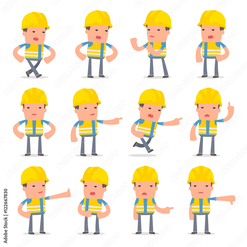 Set of Angry and Wrathful Character Smart Builder abuses and acc Set of Angry and Wrathful Character Smart Builder abuses and acc
