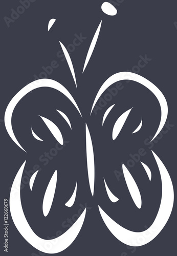 Scherenschnitt Schmetterling