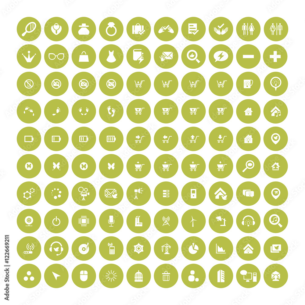 Set of 100 Universal Icons. Business, internet, web design. Set of 100 Universal Icons. Business, internet, web design.