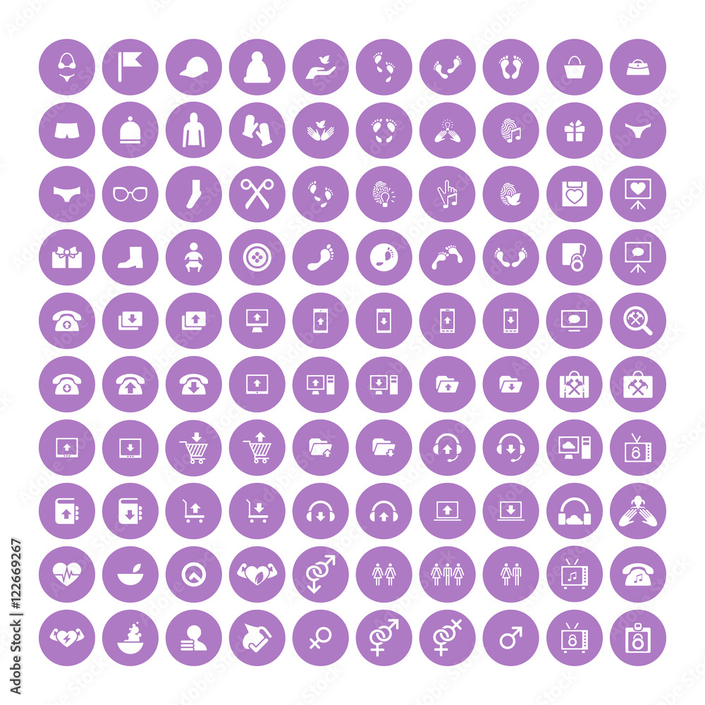 Set of 100 Universal Icons. Business, internet, web design. Set of 100 Universal Icons. Business, internet, web design.