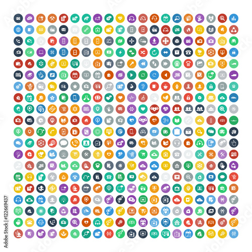 Set of 200 Universal Icons. Business, internet, web design.