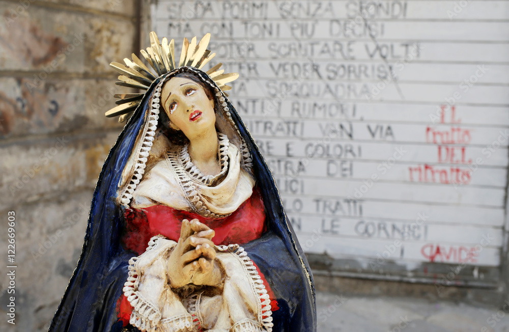 Obraz premium Statua religiosa 