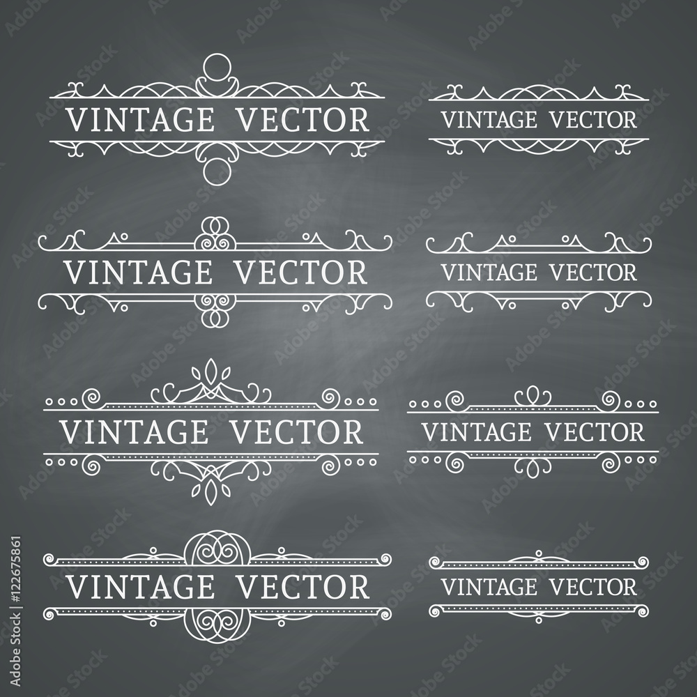 Calligraphic design elements Calligraphic design elements
