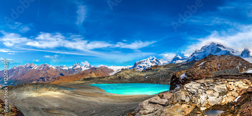 Alps mountain landscape in Swiss