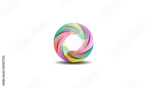 3d abstracts logo symbols