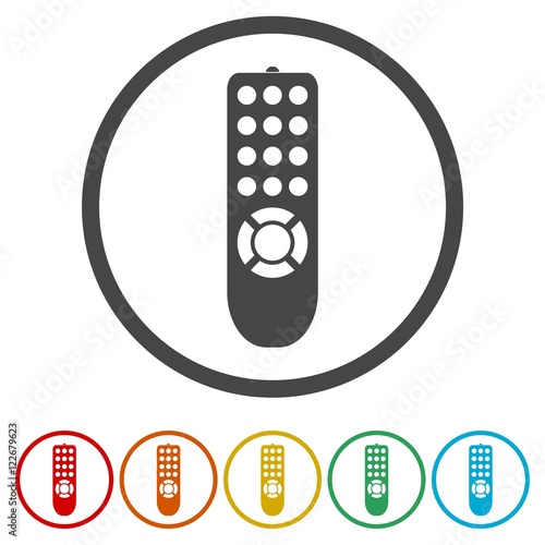 Remote control flat icon. Modern flat icon